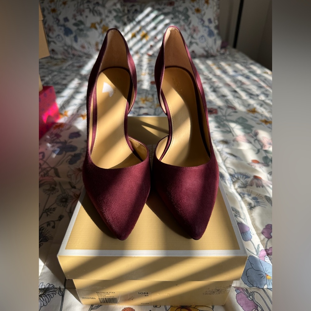 Michael Kors Nathalie Flex Suede High Pump